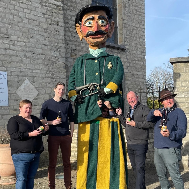 Jaske en de voorstelling van het gelijknamige bier - Heemkring Ter Ham Steenokkerzeel 